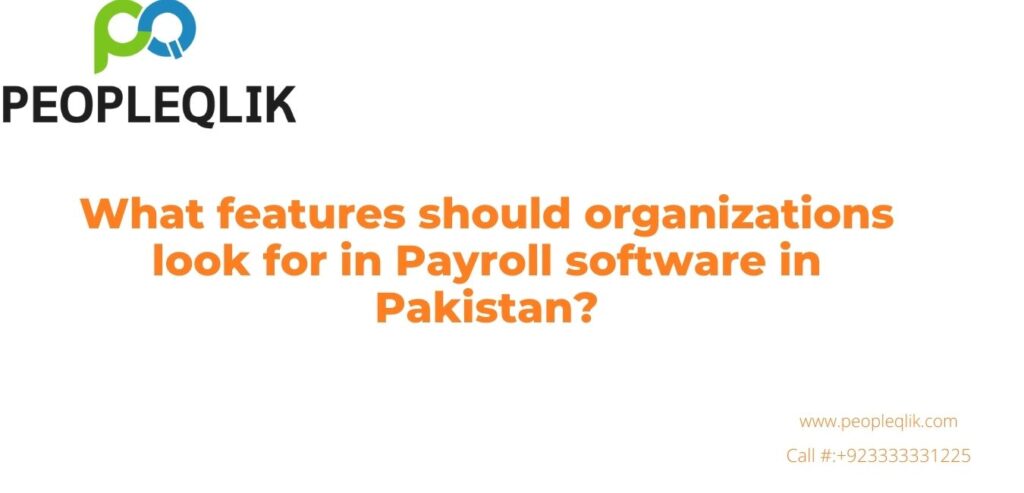 Payroll software in Pakistan