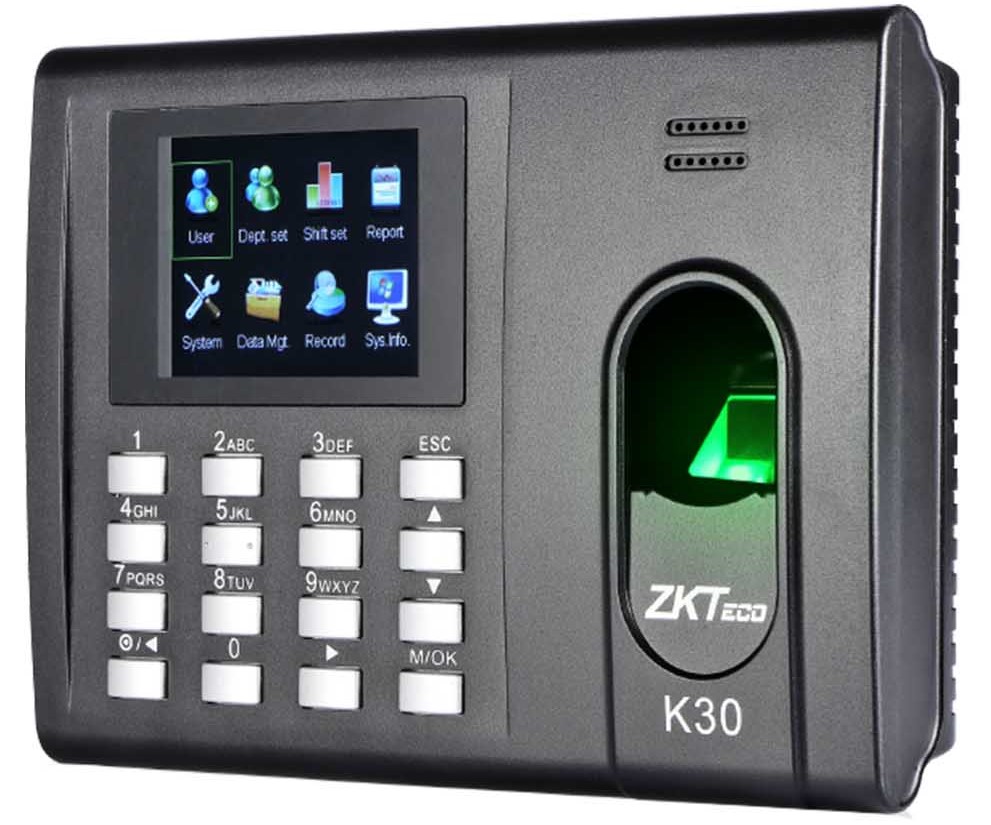 ZKTeco K30 in Lahore Karachi Islamabad Biometric Attendance Machine in Lahore Karachi Islamabad Pakistan
