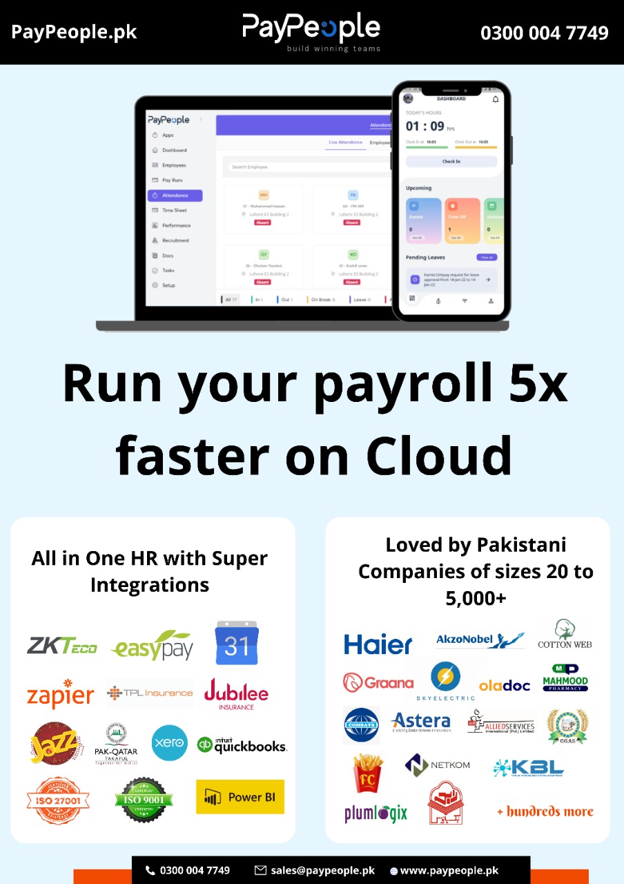 How Payroll software in Karachi Pakistan enhance employee productivity?